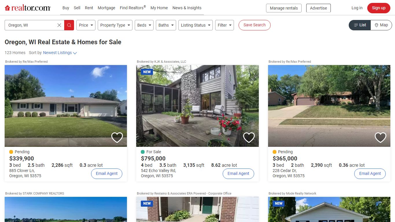 Oregon, WI Real Estate - Oregon Homes for Sale | realtor.com®