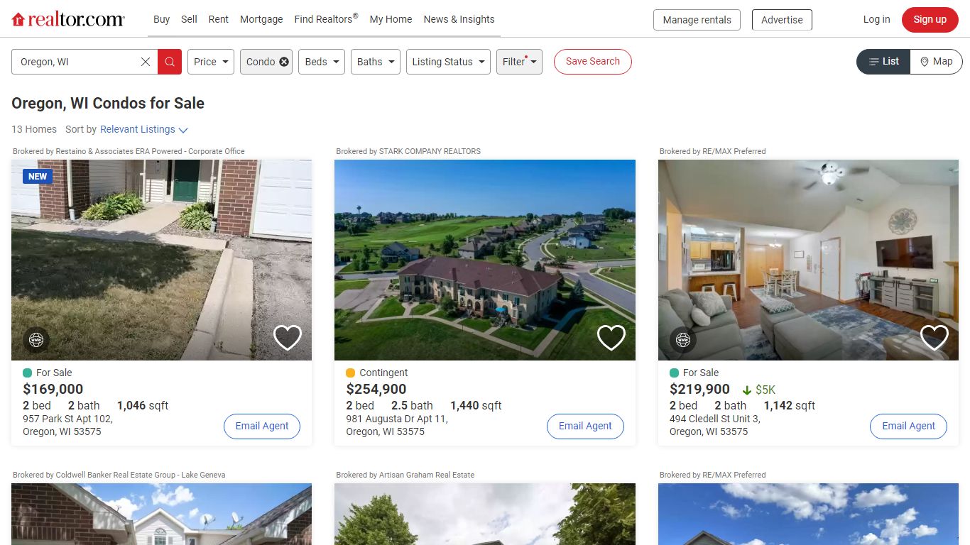 Oregon, WI Condos for Sale | realtor.com®